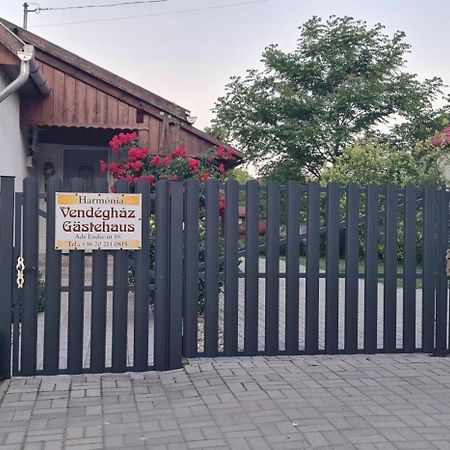 Harmónia Vendégház Poroszlo Exterior foto