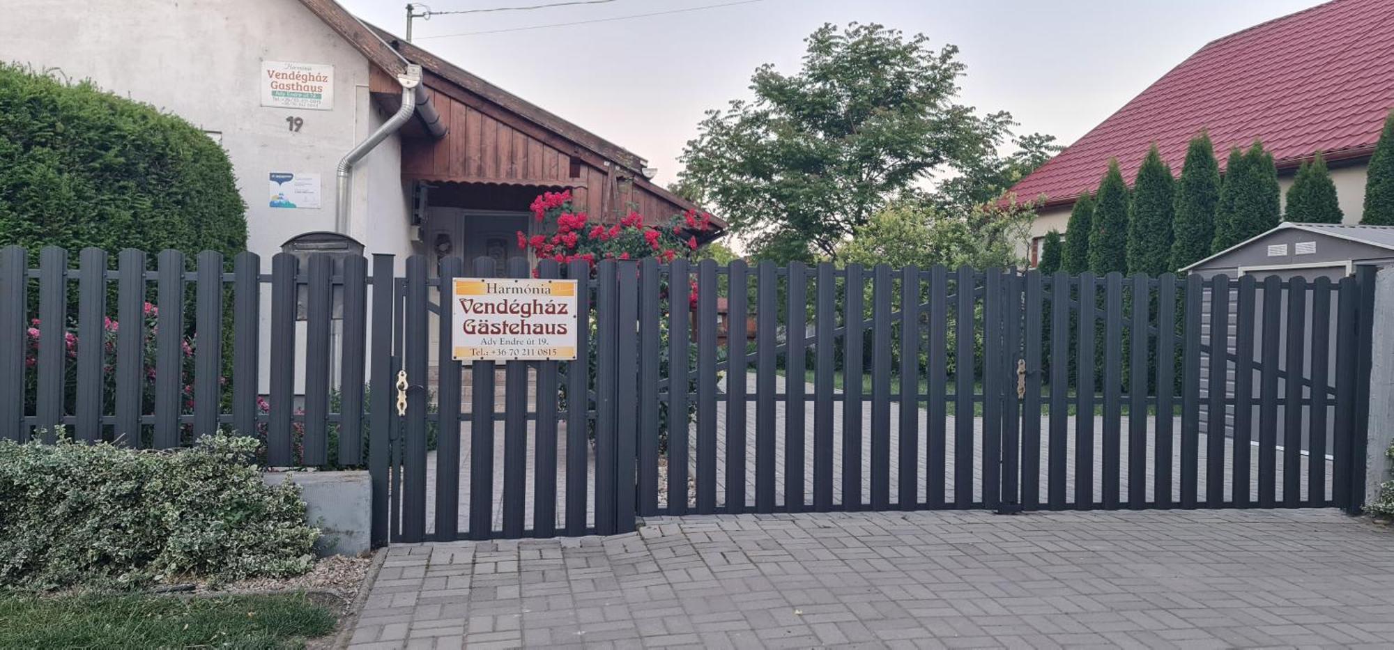 Harmónia Vendégház Poroszlo Exterior foto